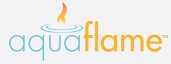 AquaFlame - Flameless LED Candle Fountain - Blue Wax - Fresco Finish - 4.2" x 7.8" - Remote Control