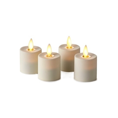 thumbnail image 2 of Luminara Ivory Flameless LED Tea Lights – Battery Operated With Remote & Timer 2 of 2
