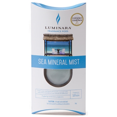 Luminara  Fragrance Cartridge For Fragrance Diffusing Candles - Sea Mineral Mist