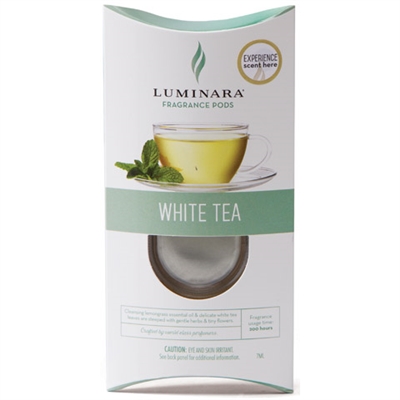 Luminara  Fragrance Cartridge For Fragrance Diffusing Candles - White Tea