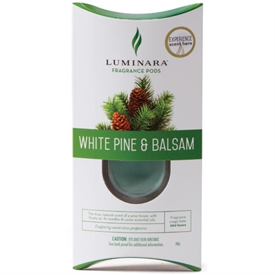 Luminara  Fragrance Cartridge For Fragrance Diffusing Candles - White Pine & Balsam