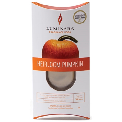 Luminara  Fragrance Cartridge For Fragrance Diffusing Candles - Heirloom Pumpkin