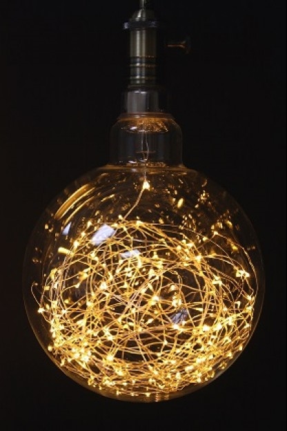 Arrowhead stavelse berolige The Light Garden - Decorative LED Bulb - G63 Globe Bulb Shape -  Indoor/Outdoor - 180 LED String Lights - 3W - 110-240VAC - 2K Color  Temperature - Standard E26 Screw Base - 7.75" x 11.25" - Non-Dimmable