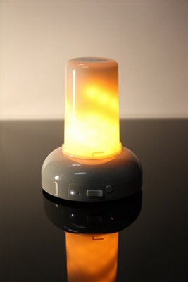 The Light Garden - FlameIllusion (Formerly FlameWave) Advanced Digital Flame Simulation Fire Module - Rechargeable - Indoor - Remote Ready