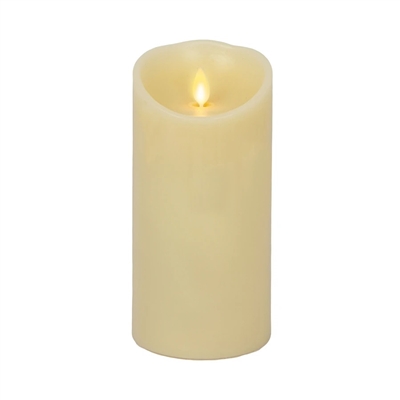 Luminara - Flameless LED Candle - Indoor - Wax - Ivory - Vanilla Scented - Remote Ready - 3.5