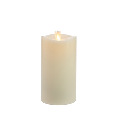 Matchless - Moving Flame LED Candle - Indoor - Wax - Ivory - Vanilla Honey Scent - Remote Ready - 3.5