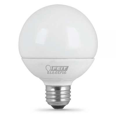 Feit Electric - LED Bulb - G25 Globe - 40W Equivalent - 3000K Warm White - 510 Lumens - Dimmable
