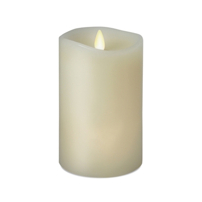 Luminara - 360-Degree Flameless LED Candle - Indoor - Vanilla Scented Ivory Wax - Remote Ready - 3