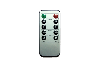 10-Function Hand-Held Remote Control for Remote Control Enabled "TL" Flameless LED Candles