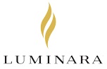 Luminara - Flameless LED Candle - Rustic Finish - Vanilla Scented Ivory Wax - Remote Ready - 3.5" x 7"